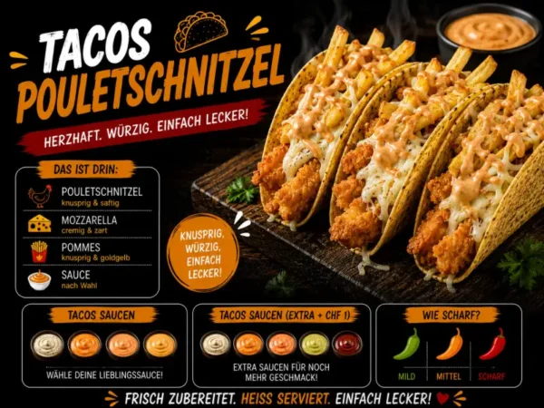 TACOS Pouletschnitzel
